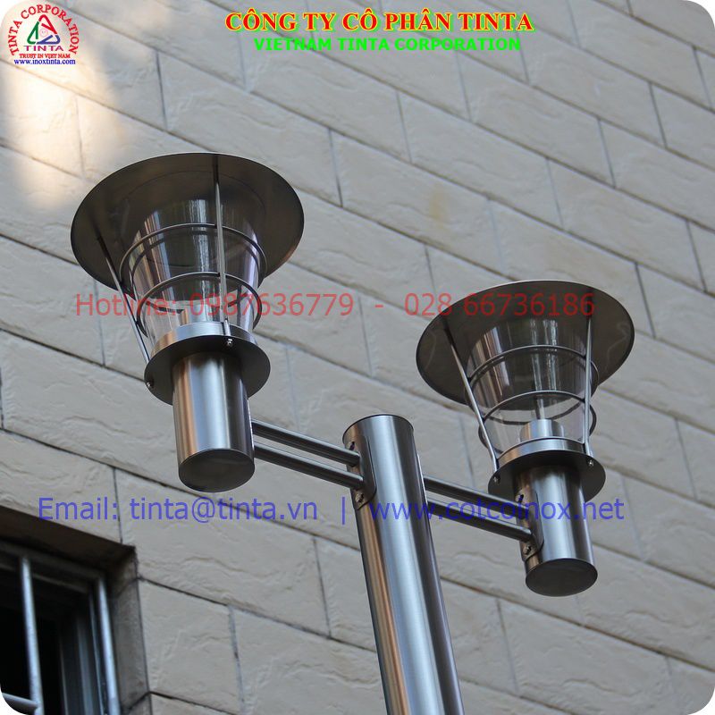 Trụ đèn sân vườn. Hãy lắp đặt những tru den san vuon chiếu sáng sân trước nhà bạn