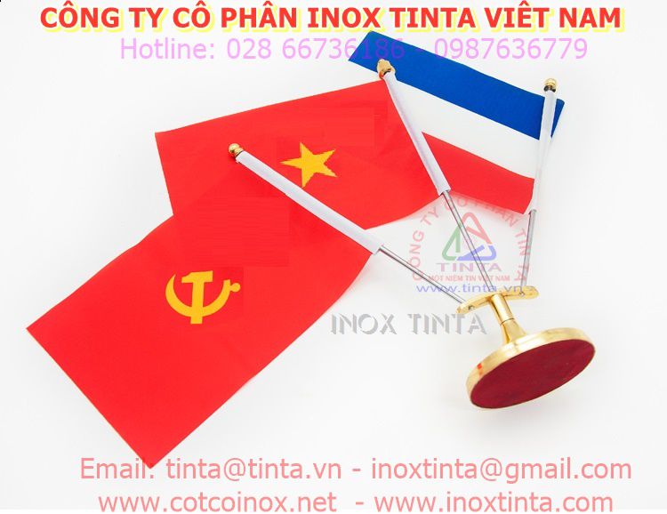 Bán cờ để bàn tphcm, cờ mini để bàn làm việc, hội nghị, cờ để bàn Việt Nhật và các nước trên thế giới.Inox TinTa Bán các loại cờ để bàn tphcm giá rẻ. Inox TinTa sản xuất cung cấp tất cả mẫu co de ban tphcm. 