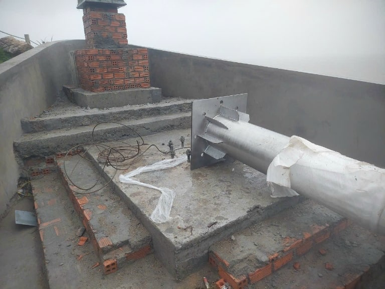 Lắp đặt cột cờ inox cao 10m