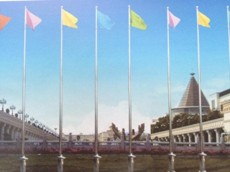 Cột cờ inox cao 6m