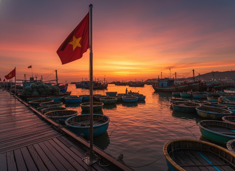 Cột Cờ Inox Chống Muối Biển 