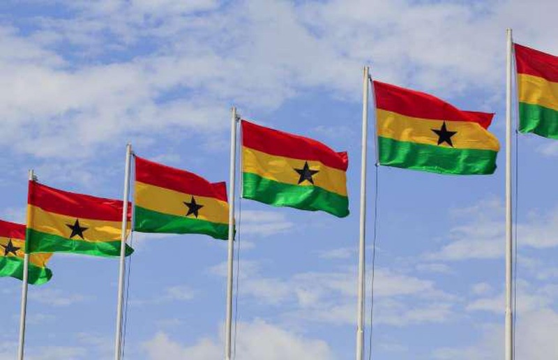 Lá cờ Ghana giá  rẻ tại Tp HCM. Lá cờ của Ghana được thiết kế bởi Theodosia Okoh