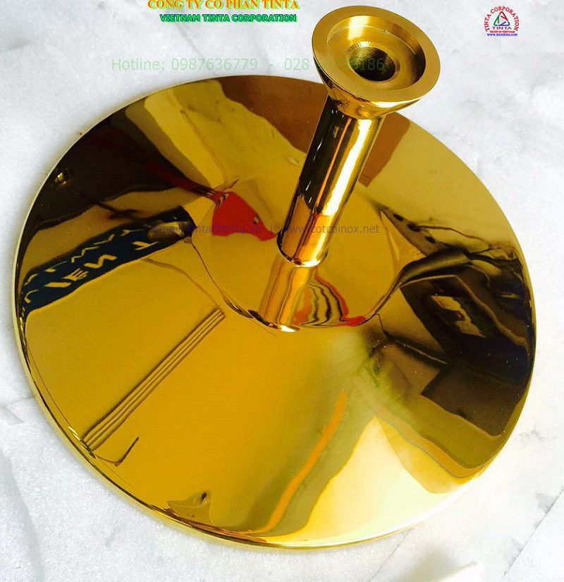 sử dụng Inox 304 mạ vàng làm khung Inox mạ vàng hoặc lan can Inox mạ vàng