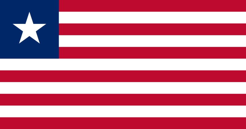 Lá cờ Liberia tại TP HCM, Liberia được thành lập năm 1822 làm nơi định cư cho dân nô lệ