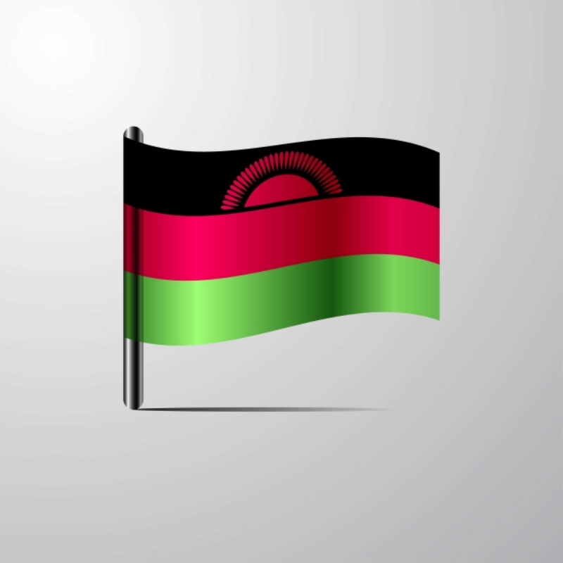 Lá cờ Malawi giá rẻ tại HCM, sau khi Đảng Tiến bộ Dân chủ cầm quyền đề nghị là một là quốc kỳ mới