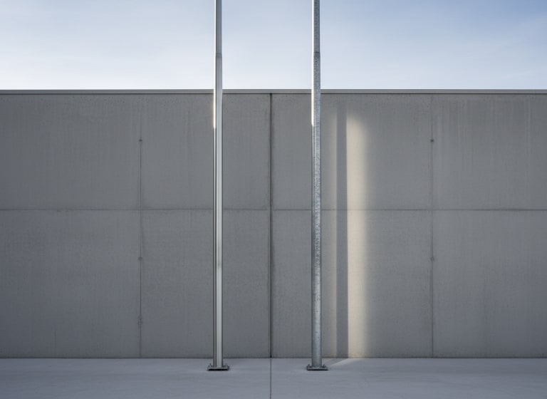 Hiểu Rõ Chất Liệu Cột Cờ Inox và Sắt Mạ Kẽm