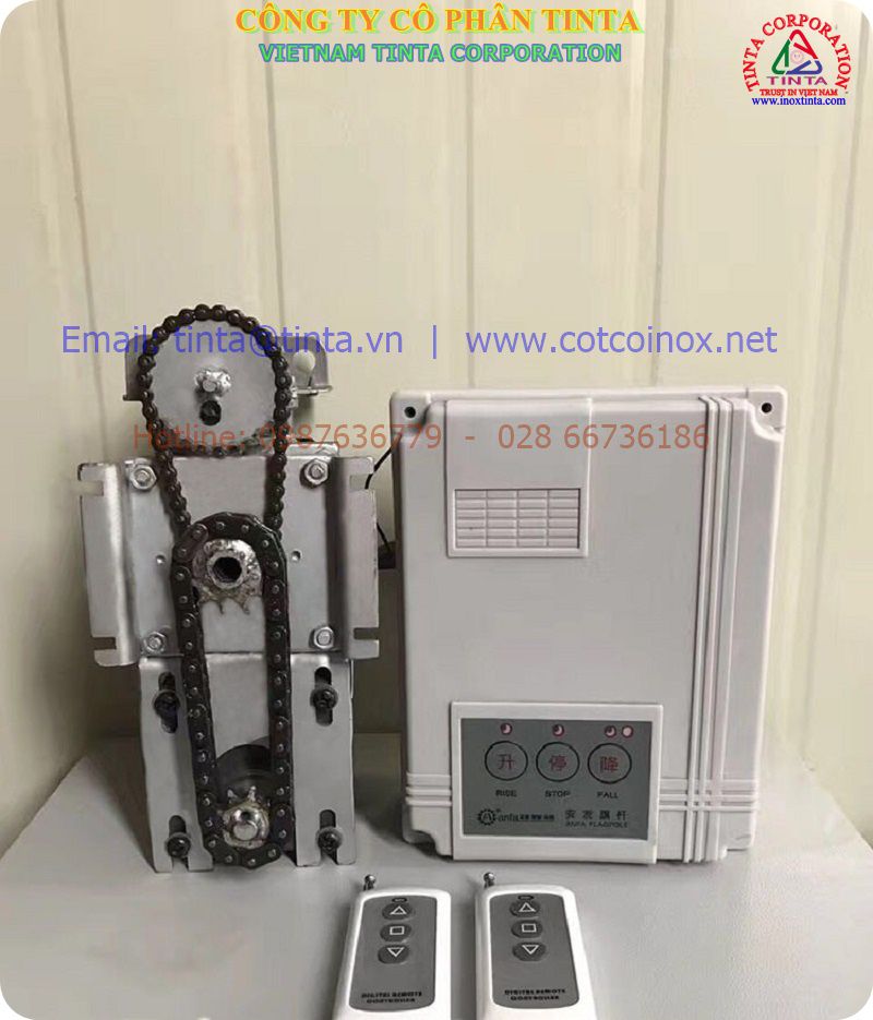 Đặc điểm sản phẩm cột cờ điện điều khiển từ xa