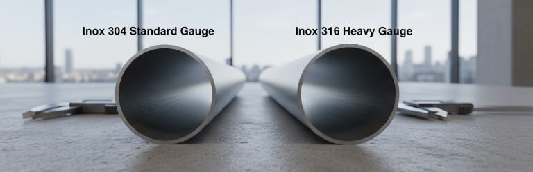 Khi so sánh cột cờ inox 304 và 316, việc tuân thủ tiêu chuẩn kỹ thuật là yếu tố quyết định chất lượng và tính pháp lý của sản phẩm