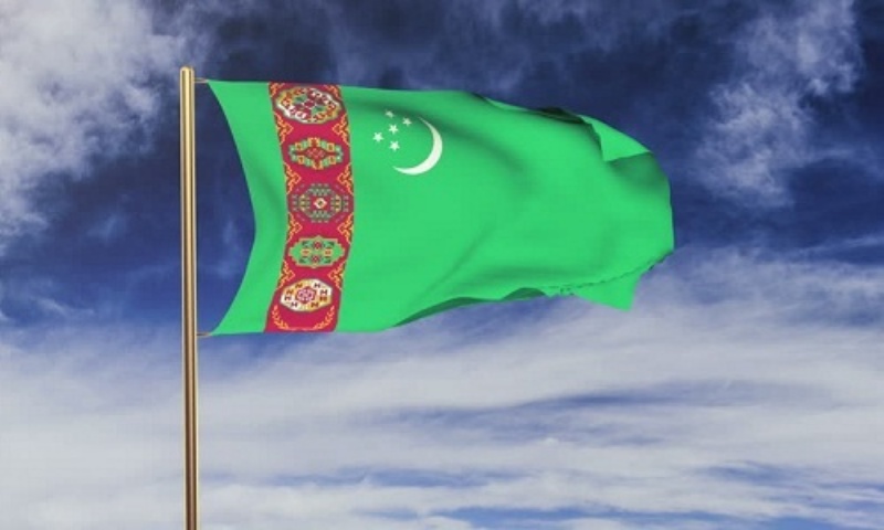 Lá cờ Turkmenistan giá rẻ tại HCM. Các quốc gia cờ của Turkmenistan  có lưỡi liềm trắng (biểu tượng của Hồi giáo )