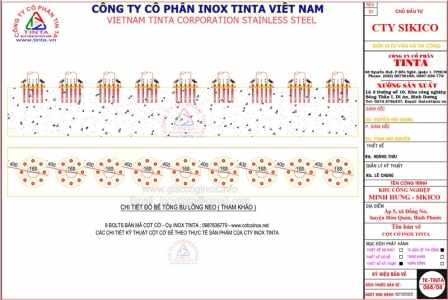 Công ty Cổ Phần Inox TinTa Việt Nam thiết kế thi công cột cờ inox. Phần 4