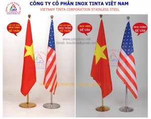 cột cờ inox 304 văn phòng đẹp