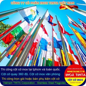 Cột cờ này cũng rất tiện nghi dễ dàng tháo lắp