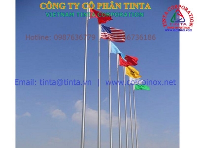 Các mẫu cột cờ inox phổ biến nhất hiện nay