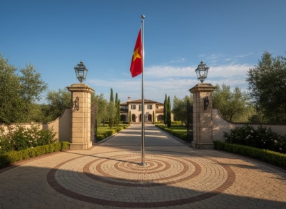 Cột Cờ Inox Cho Biệt Thự - Hướng Dẫn Chọn Mẫu Và Thi Công Trọn Gói